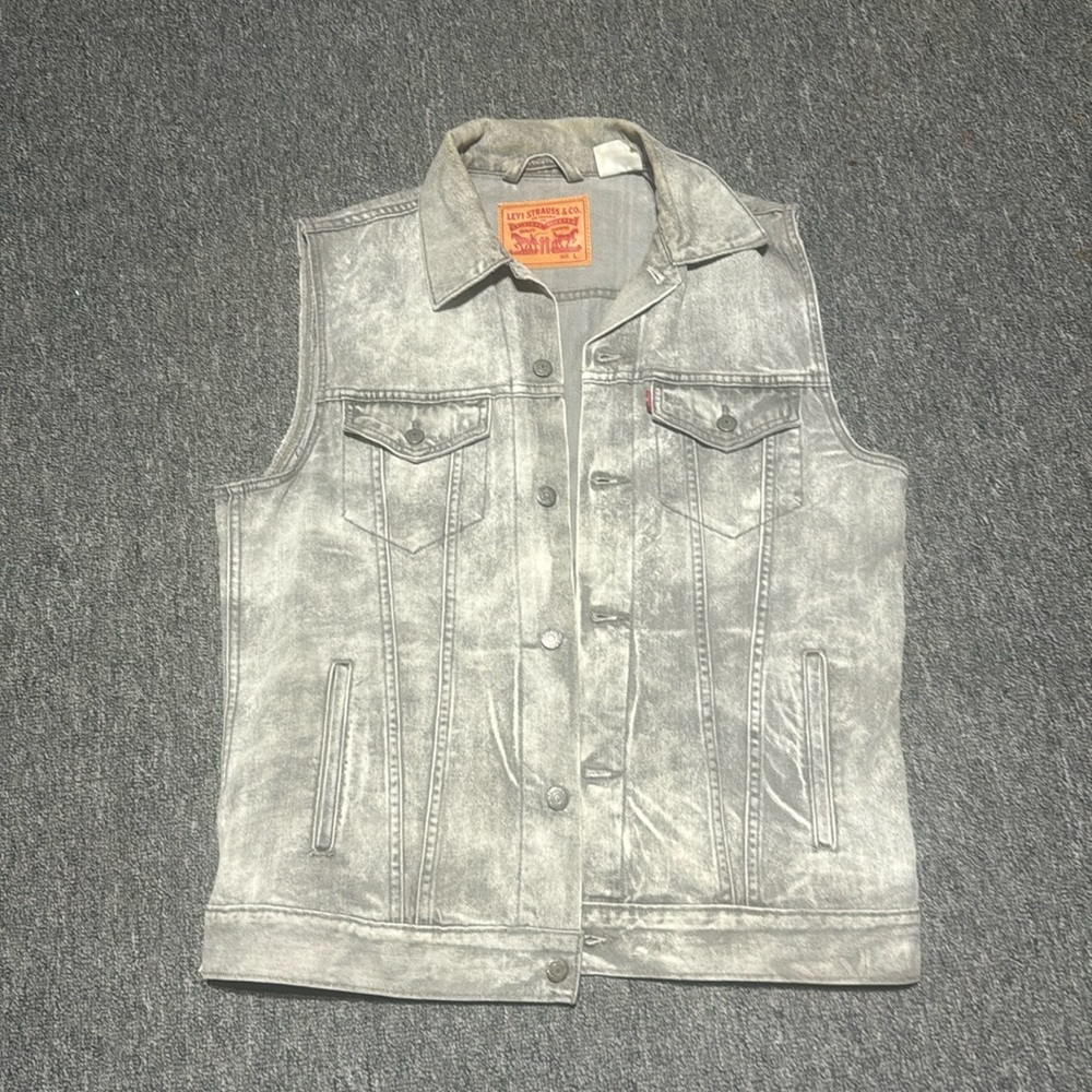 Vintage Levi's Denim Vest - Large